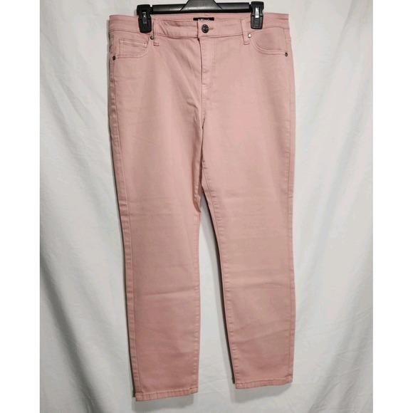 Buffalo David Bitton‎ Womens Size 14/34 Aubrey Midrise Stretch Super Soft Pink - Picture 1 of 8